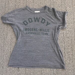 Imogene + Willie Charcoal Dowdy Tee Size Medium